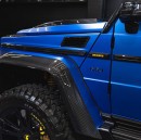 Satin Blue 700-HP Brabus G 63 Open-Chopped on Forgiato 24s