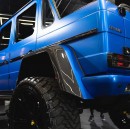 Satin Blue 700-HP Brabus G 63 Open-Chopped on Forgiato 24s
