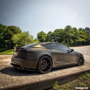 Satin Gold Dust Tesla Model S Plaid RS Edition by Road Show International