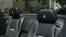 Satin x Glossy Black Rolls-Royce Dawn lowered on Forgiato 24s by Platinum