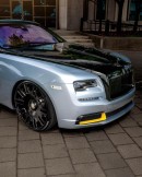 Rolls-Royce Wraith Black Badge Landspeed edition on Forgiato Licenziato 24s