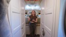 School Bus Turned Off-Grid Tiny Home Stands Out With a Vintage, Home-Like Interior Design