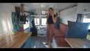 School Bus Turned Tiny Home Boasts an Open Concept Interior With a Space-Efficient Design