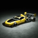 Chevrolet Corvette CF16 Formula One mid-engine rendering by demetr0s_designs