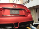 Infiniti Q50 Eau Rouge Being Wrapped