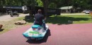 Scoot-a-Doo is a scooter and a jet ski in one