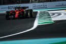 Scuderia Ferrari F1-75 car in action