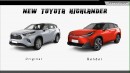 Toyota Highlander CGI new generation by Digimods DESIGN