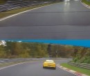 SEAT Leon Cupra Sandwiched Between Porsche 911 GT3 RS, Cayman GT4 on Nurburgring