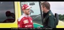 Sebastian Vettel drives Renault Master ambulance in Shell V-Power "The Job Swap" ad