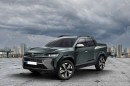 Renault Oroch Dacia Bigster rendering by KDesign AG