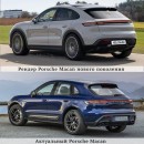 Porsche Macan EV CGI new generation by Kolesa
