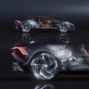 Transparent supercar renderings by huydrawingcars