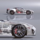 Transparent supercar renderings by huydrawingcars