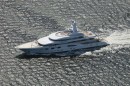 Ex-Valerie now Meridian A was delivered in 2011 by Lurssen, remains a beauty