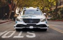 Self-driving Mercedes-Benz S-Class testing in San Jose