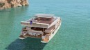 The Serenity 74 Neiman Marcus Edition solar-powered yacht