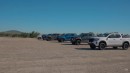 Ford Ranger and VW Amarok truck drag race