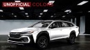 2025 Subaru Outback rendering by AutoYa