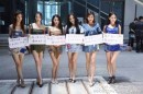 Sexy Models Dressed as Homeless People Protested Against Shanghai Auto Show Ban