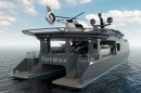 ToyBox Catamaran Superyacht Aft View