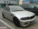 Shadowline BMW E46 M3 Wears Matte Chrome Silver