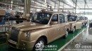 Shanghai’s London-like Black Cabs in Gold