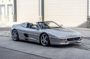 Shaquille O'Neal presumably owned and customized this 1998 Ferrari F355 Spider so it would fit him
