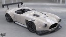 Shelby Cobra DTM (rendering previewing the build)