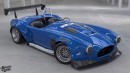 Shelby Cobra DTM (rendering previewing the build)