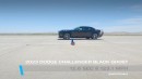 Shelby GT500 Drag Races 2023 Dodge Challenger Black Ghost