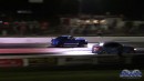 Ford Mustang Shelby GT500 drag races M4, Stinger, Audi on DRACS