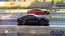 Ford Mustang Shelby GT500 vs Huracan, Camaro ZL1, Charger on DRACS