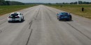 Shelby GT500 Takes on C8 Corvette in Drag Race and Track Battle