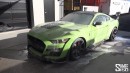 Shmee150 Buys a Green Shelby GT500 With Carbon Wheels, Already Has T-shirts Made