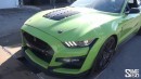 Shmee150 Buys a Green Shelby GT500 With Carbon Wheels, Already Has T-shirts Made