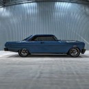 1963 Chevy Nova SS restomod Pro Touring rendering to reality by personalizatuauto