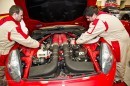 Ferrari California oil change