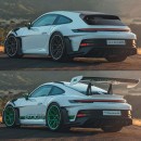 2023 Porsche 911 GT3 RS Shooting Brake Shorty rendering by j.b.cars