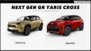 Toyota GR Yaris Cross rendering by Digimods DESIGN