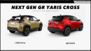Toyota GR Yaris Cross rendering by Digimods DESIGN