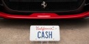 California vanity plate reading CASH emerges for sale after 50 years, is asking $2 million