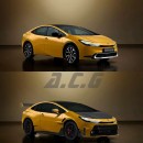 Toyota GR Prius CGI makeover by a.c.g_design