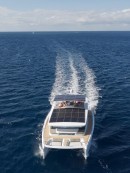 Silent 55, solar-powered catamaran with unlimited range and zero noise