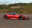 Lexus LFA PHEV CGI reinvention by adry53customs for HotCars