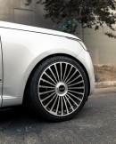 Land Rover Range Rover lowered on aftermarket wheels by RDB LA