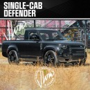 Land Rover Defender Single Cab rendering by jlord8