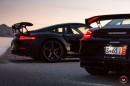 Porsche 911 GT3 RS and Cayman GT4 on Vossen Wheels
