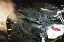 Mercedes-Benz CLA Cars Burned to a Crisp