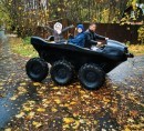 From Russia with love: Green Scout, the 6-wheel, electric, amphibious ATV